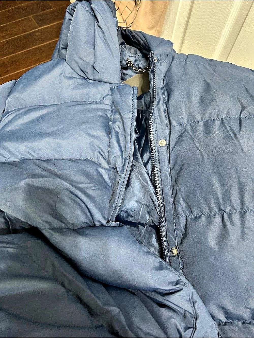 Blue Puffer Jacket Like New